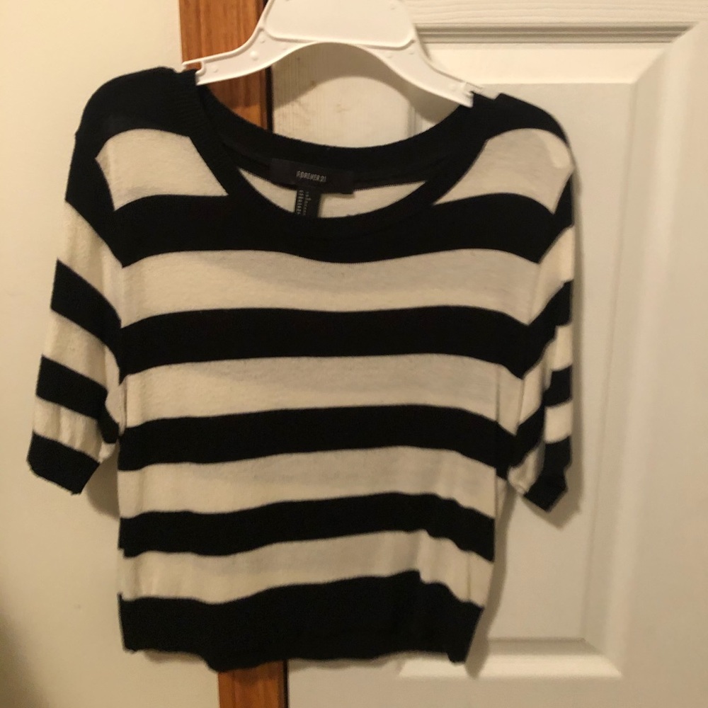 Stripped crop top